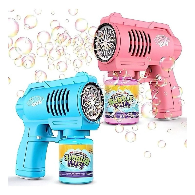 Brinquedo Arminha De Sabão Lança Bolha De Sabão Pistola Luz Envio ...