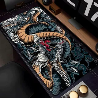 Mouse Pad Gamer (605005/605006) Extra Grande 90x40 Impermeável Para Jogos, Games, Escritório