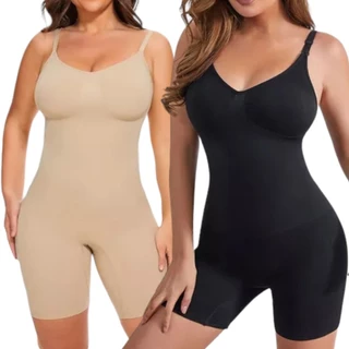 Cinta Macaquinho macacão Modelador Regata Alta Compressão Com Bojo KIT Pós-Parto Cinta Modeladora