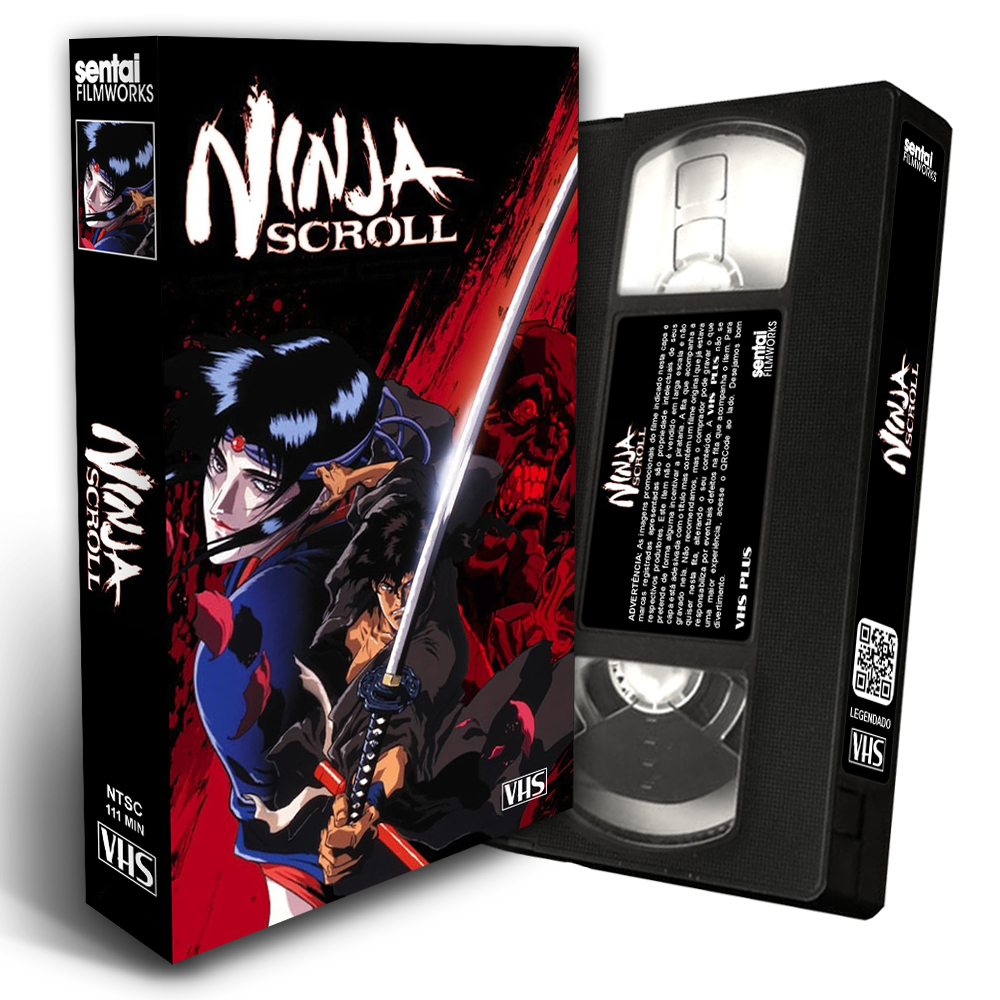 VHS Ninja Scroll Leg | Shopee Brasil