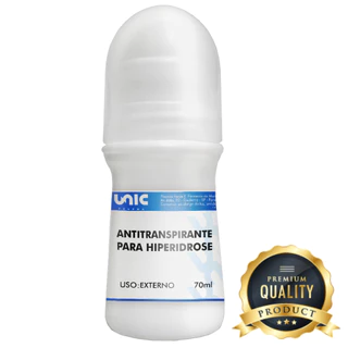 Antitranspirante para Hiperidrose (SUOR EXCESSIVO) - EM ROLL ON C/70ML