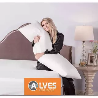Travesseiro de Corpo com Zíper Antialérgico Xuxão