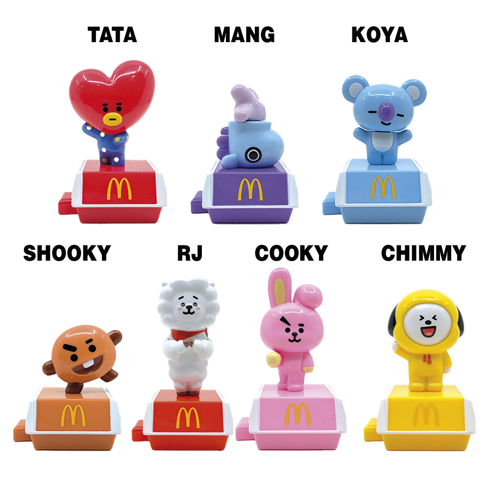 Coleção BT21 McDonald's 2024 - Brasil | ESGOTADO NO MCDONALDS