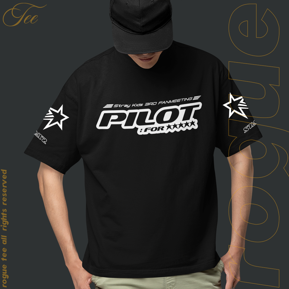 Camiseta Camisa Algodao Stay Pilot For 0801 Stray Kids Star Kpop