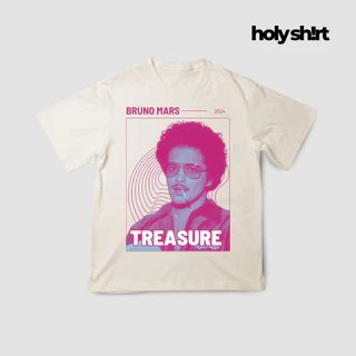 Camiseta Algodão Unissex Bruno Mars - Treasure