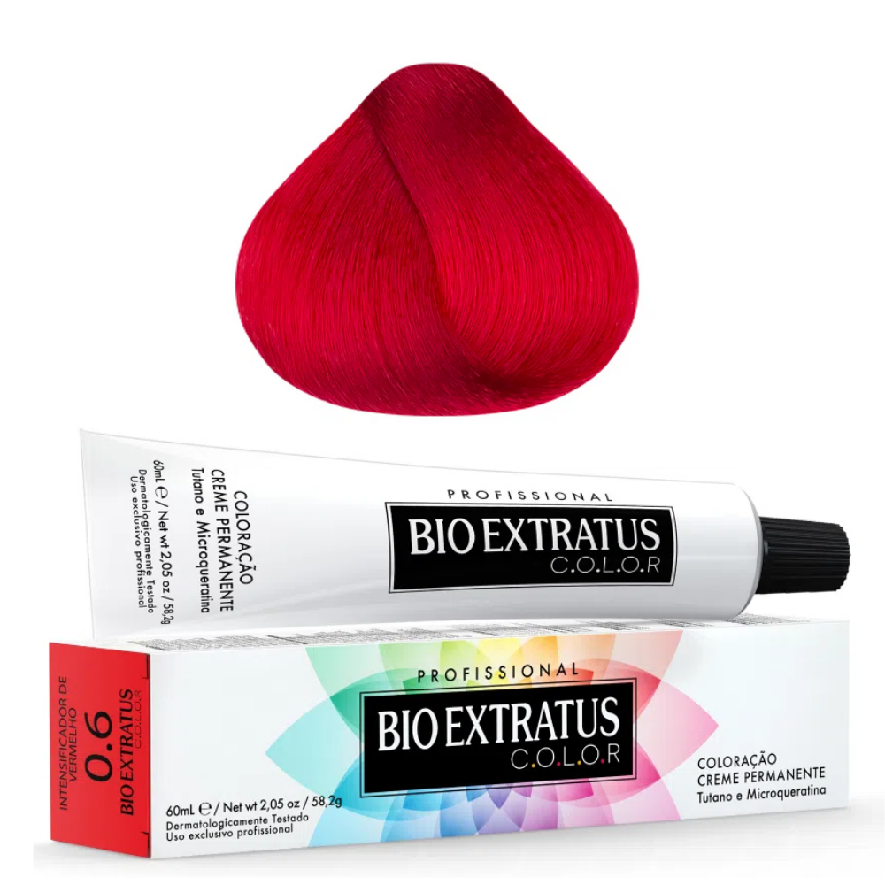 Tintura Bio Extratus Color Intensificador De Vermelho 0.6 Coloração ...