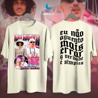 Camisa Básica Meme Eu não aguento mais errar Chico Coin graphics C/FRASE 100% Algodão