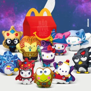 Coleção Yu-Gi-Oh x Hello Kitty Completa - McDonald's