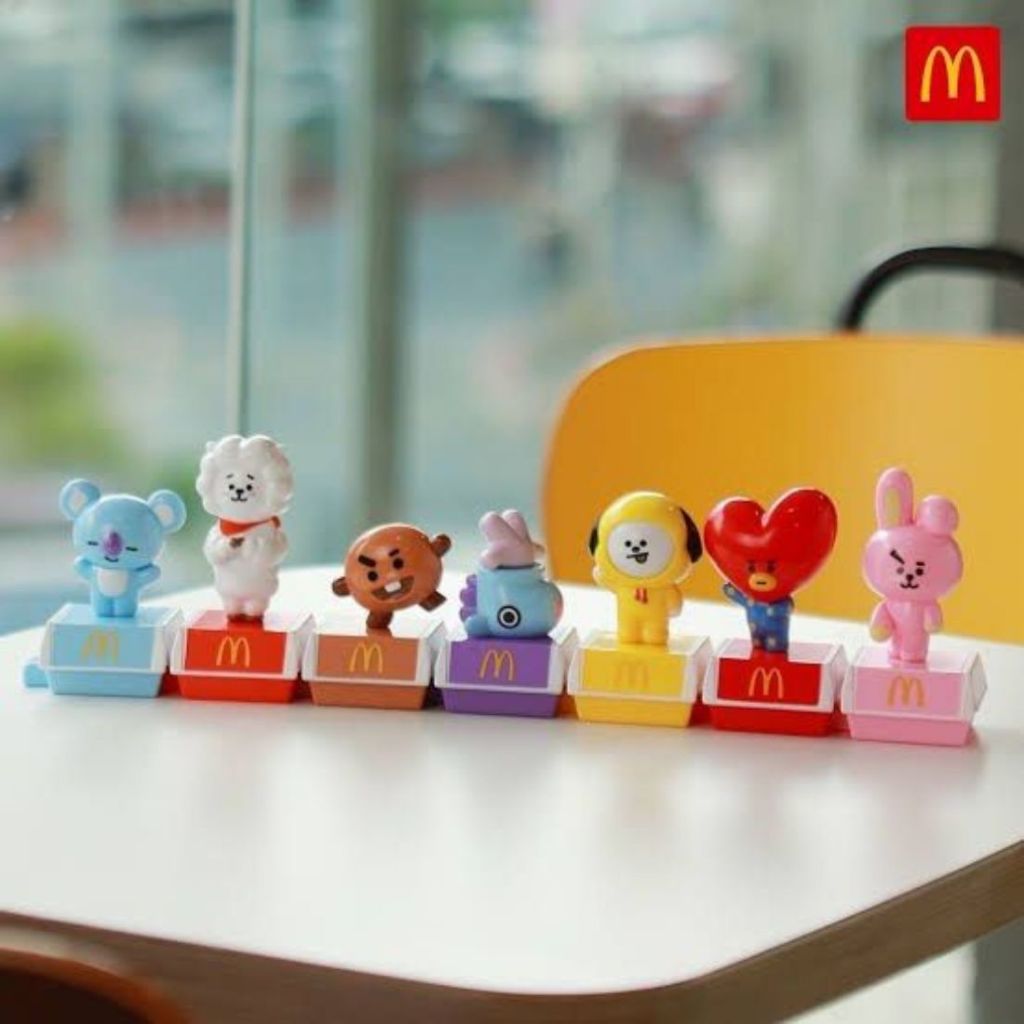 Bonecos Coleção BT21 K-Pop BTS - McDonald's | Shopee Brasil