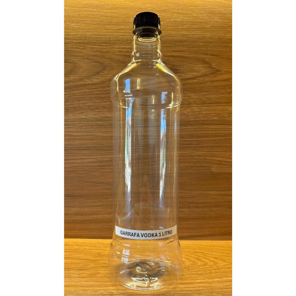 15 UN. GARRAFA PET LITRO 1.000 ML COM TAMPA