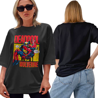 Camiseta Camisa Deadpool e Wolverine Friends Filme Marvel