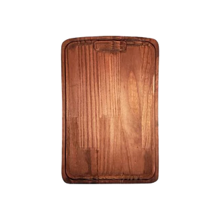 Tábua de Corte Para Churrasco Taboa Rustica Média Servir Hamburguer Carne