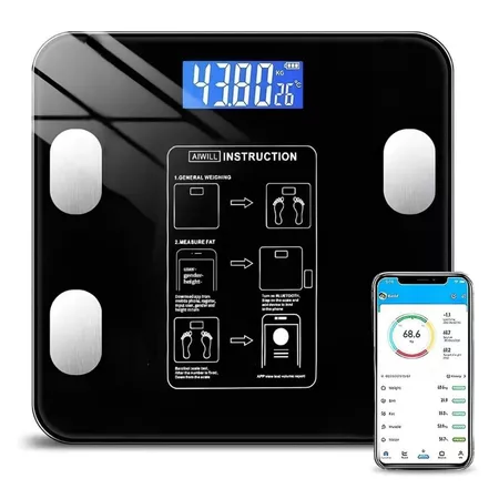 Balança digital medidora corporal bioimpedância até 180kg