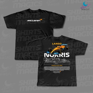 Camiseta F1 Lando Norris vários modelos Formula 1 McLaren - 100% algodão