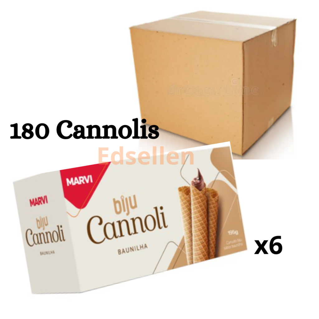 Kit Casquinha Biju Cannoli Marvi - 180und Cx Fechada Confeitaria