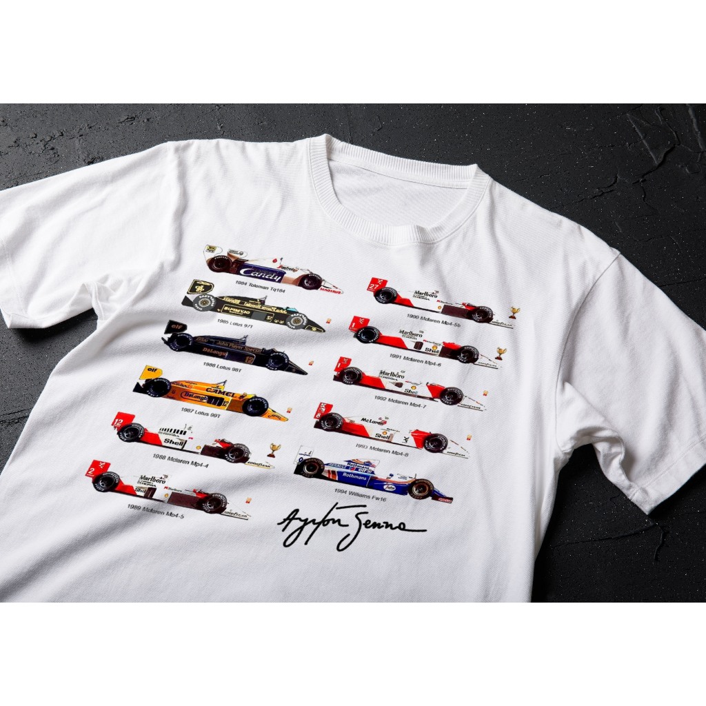 Camisa Personalizada Carros do Ayrton Senna Masculino e Feminino