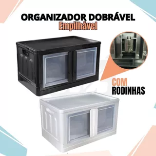 Organizador Modulável Dobrável C/ Porta Dupla 75 Litros Grande Armário Plástico Modulável em Oferta na Shopee