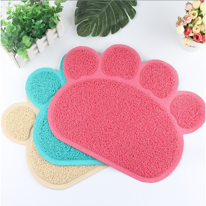 Tapete Pet Para Animais Pegada Colorida Tamanho P