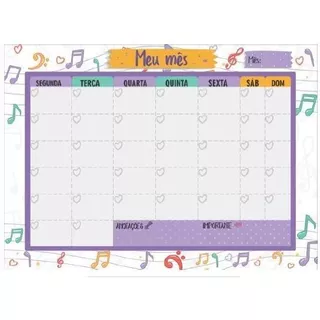 Quadro Planejador Semanal Cisne + 12 Imãs variados + Caneta e Apagador