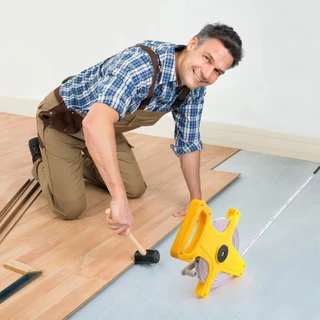 Trena 50 Metros Longa Fibra De Vidro Fita Métrica Manivela Profissional