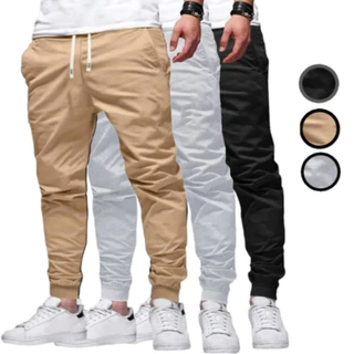 Calça Masculina Jeans jogger 4 Bolsos Tecido Elastico Cintura Cordao Ajustavel Premium