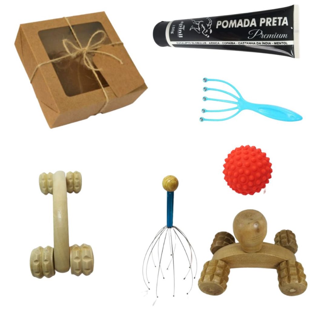 Presente Dia Dos Namorados Todas Ocasiões Kit Massagem Relaxante Bem Estar