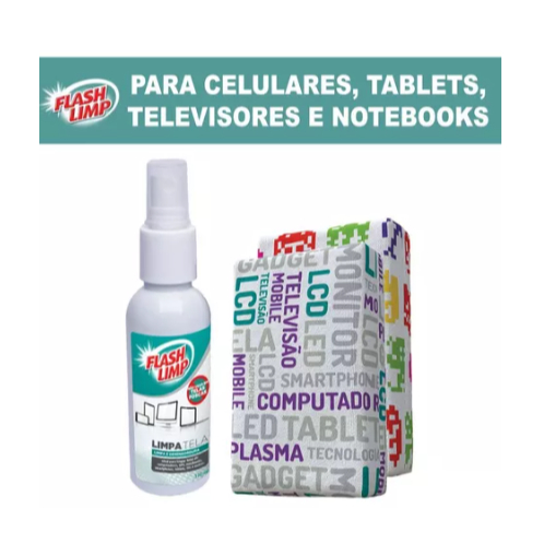 Kit Limpa Telas Estampas Sortidas KIT0528 Flash Limp