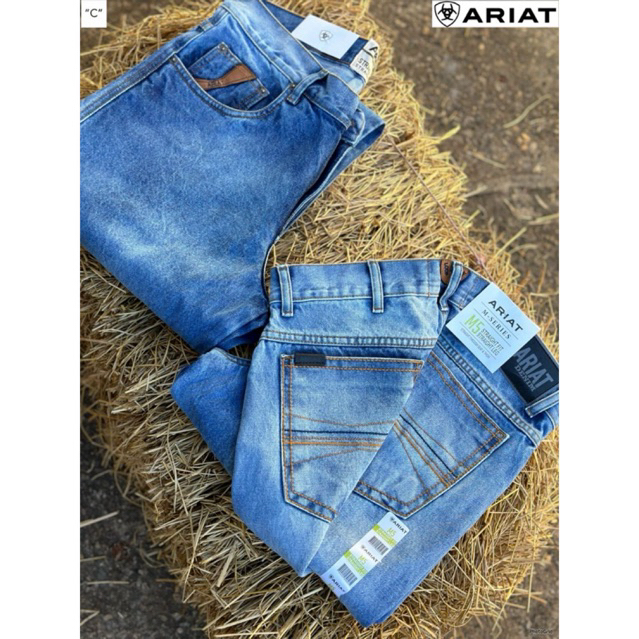 Calça masculina coutry Ariat Premium 100% algodão