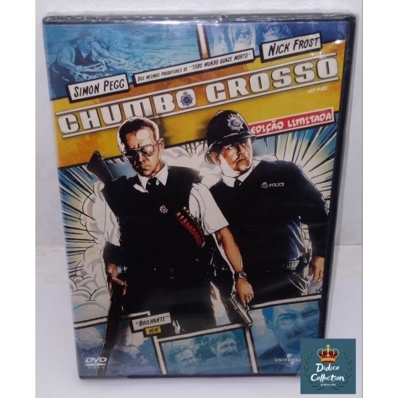 DVD Chumbo Grosso Edição Limitada de Colecionador Capa Comic Book