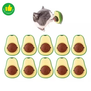 Kit 10 Brinquedo Para Gatos Abacate Catnip Erva Gato Natural