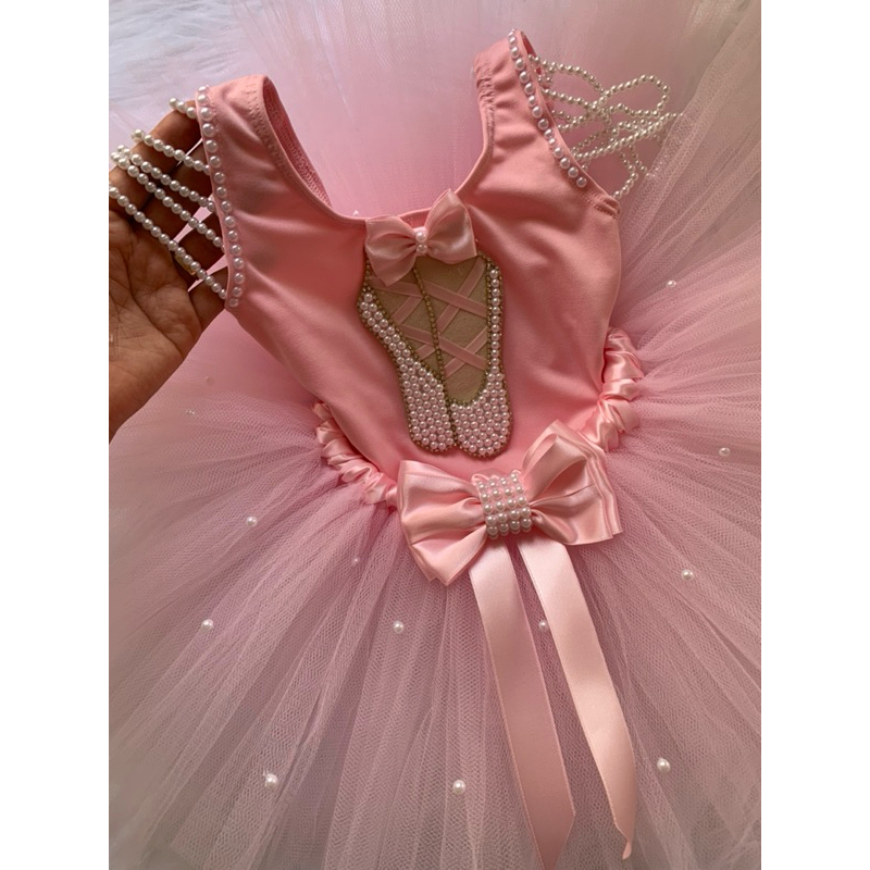 Roupa fashion de bailarina bebe