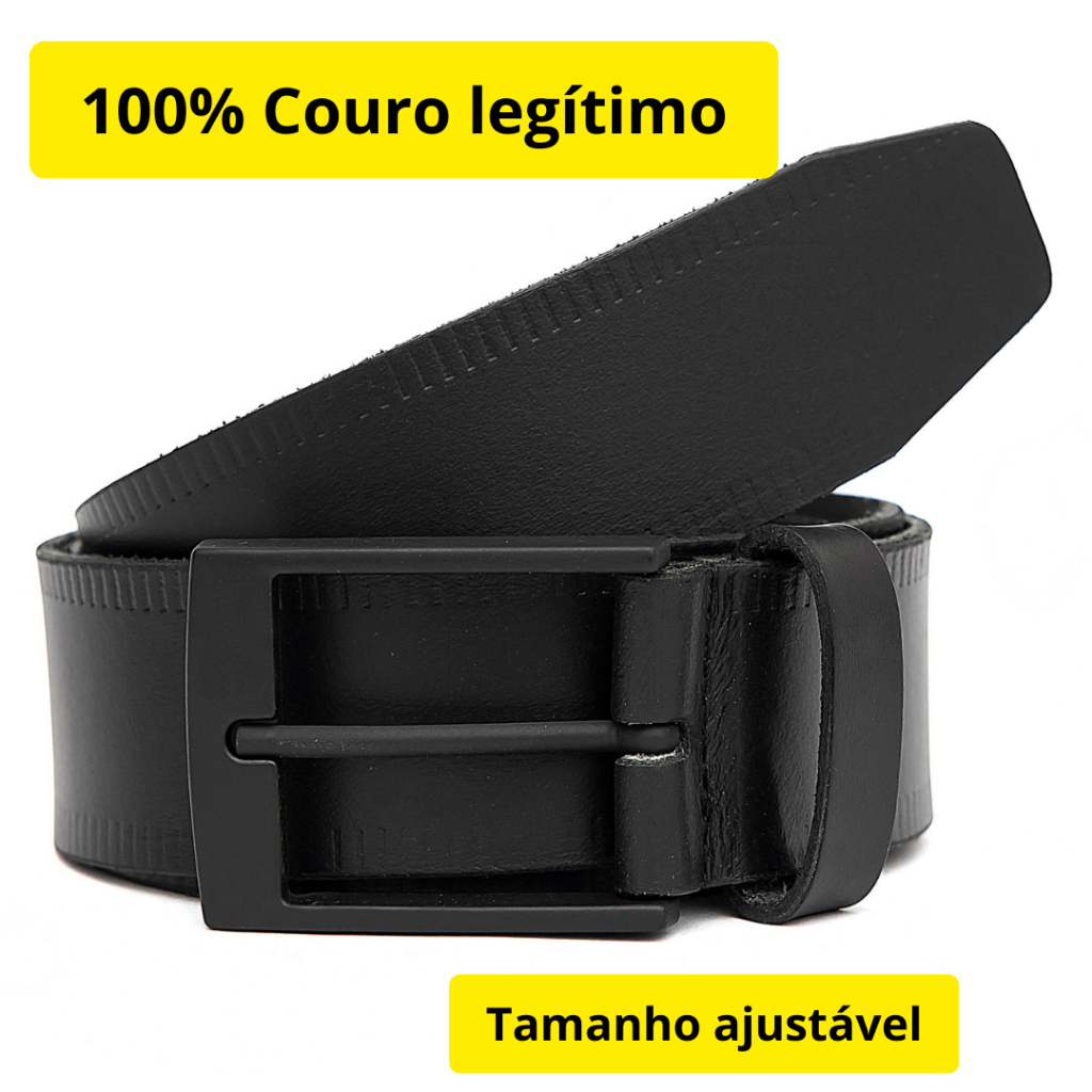 Cinto de Couro Masculino Artesanal 1201