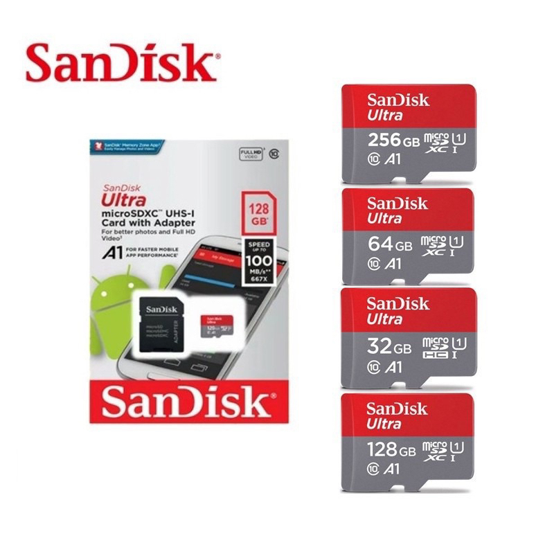 Cartão De Memória Micro Sandisk8GB 16GB 32GB 64GB 128GB Class10