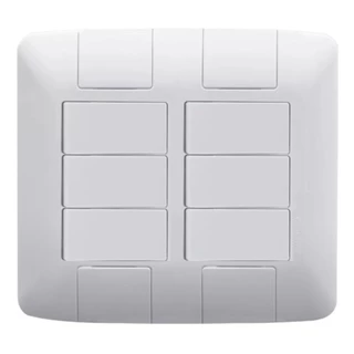 Conjunto de Interruptor Simples 2, 4 ou 6 Teclas 4x4 Tramontina Aria