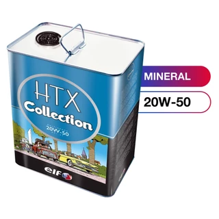 Óleo Mineral Premium 20W-50 para carros clássicos Elf Htx Collection 5L