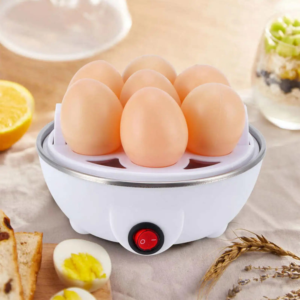 Maquina Elétrica Cozedor De Ovo 110v / 220v Vapor Até 7 Ovos Egg Cooker ...