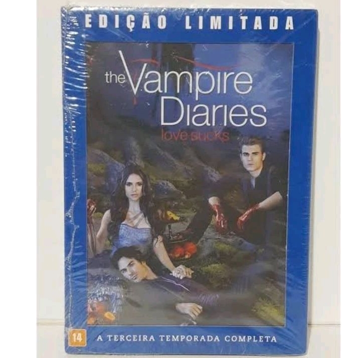 THE VAMPIRE DIARIES A TERCEIRA TEMPORADA COMPLETA - DVD ORIGINAL ...
