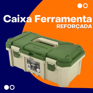 Caixa Plástica P/ Ferramentas 18,3 C/ Bandeja Camper Metasul Cor camper