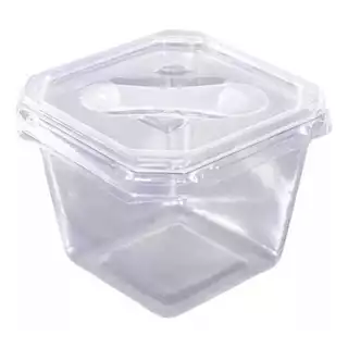 Embalagem Para Bolo De Pote Quadrado Sobremesa 250ml C/100un