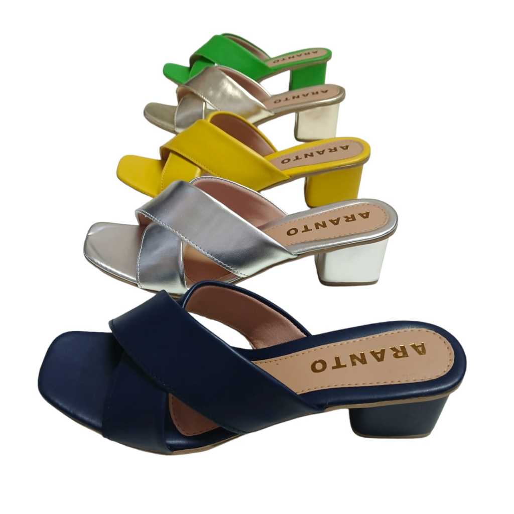 TAMANCO SALTO BAIXO CORES DIVERSAS CABEDAL EM X