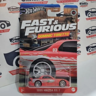 1995 Mazda RX-7 Velozes e Furiosos Dominic Toretto 1/5 Hot Wheels HRW46