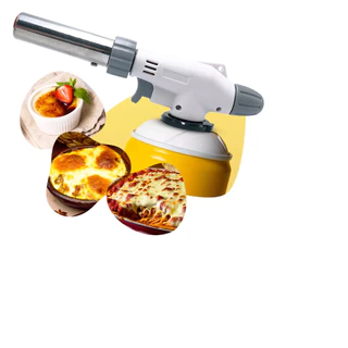 KIT com 1 Lata Gs Para Maçarico Culinário + 1 Maçarico profisional
