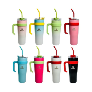 Copo Térmico Inox Quencher com Canudo 1,180ml - Copo Da Virginia