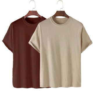Kit 2 Camisetas Basica Slim Masculina T-Shirt Streetwear Casual Unissex Promoção