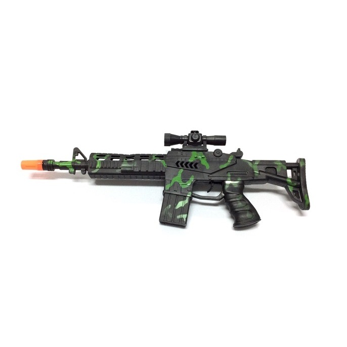 Arma Metralhadora Brinquedo Infantil Policial Com Som | Shopee Brasil