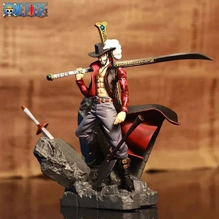 Mihawk Action Figure Espadachim Mihawk One Piece Tripulação Do Chapéu De Palha Mihawk Olhos de Gavião Espadachim Lendário