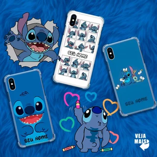 Capa Capinha - Xiaomi Redmi 13C 4G - Stitch & Angel Personalizado