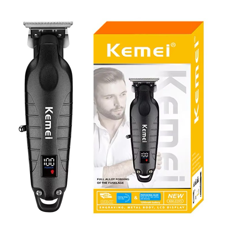 Maquina De Acabamento Profissional Kemei Original KM-2293 Display Lcd