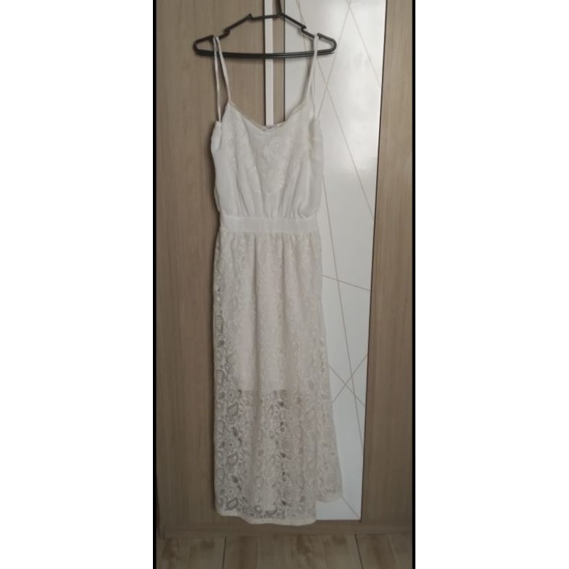 Vestido branco deals leader