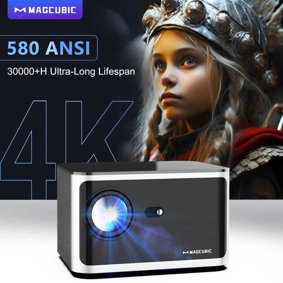 Magcubic projetor hy350 pro touchscreen 580 ansi modelo novo hy350 12000 lumens original